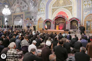 عزاداری روز اربعین حسینی در حرم مطهر رضوی