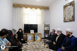 دیدار تولیت آستان قدس رضوی با خانواده شهدا و جانبازان در سرخس