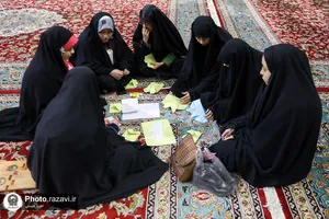 دومين نشست قرآنی دخترانه رضوانيه در حرم مطهر رضوی