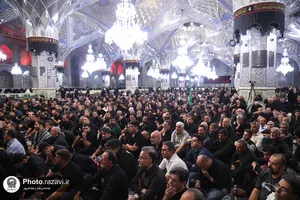 اجتماع عزاداران آذری زبان در حرم مطهر رضوی