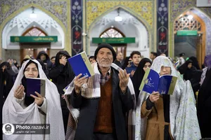 مراسم احیا شب بیست و سوم ماه مبارک رمضان در حرم مطهر رضوی - 1