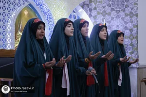 عزاداری بانوان اردوزبان در حرم مطهر رضوی
