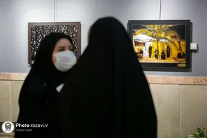 افتتاح نمایشگاه عکس مهر محرم در حرم مطهر رضوی