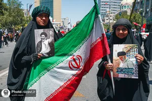 تشییع پیکر رهبر شهید انقلاب در مشهد مقدس-4