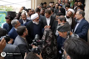 حضور اهالی رسانه در آیین بهره&zwnj;برداری از 15 پروژه بنیاد کرامت رضوی در روستای هندل آباد