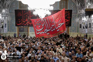تشییع پیکر شهید سیدهاشم حسینی در حرم مطهر رضوی