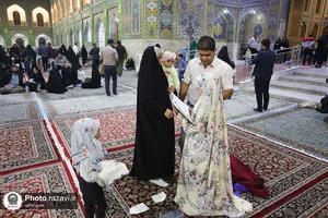 حال و هوای حرم مطهر رضوی در آستانه ولادت امام رضا علیه&zwnj;السلام
