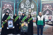 تجدید میثاق خادم یاران قرآنی قم با شهید شاکری در روز شهادتش