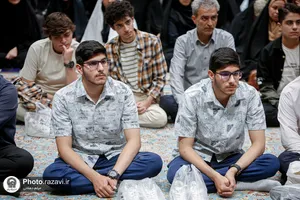تشرف نخبگان و المپیادی کشور به حرم مطهر رضوی
