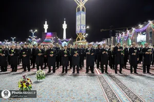 آیین خطبه&zwnj;خوانی شب میلاد امام رضا(علیه&zwnj;السلام) در حرم مطهر رضوی - 2