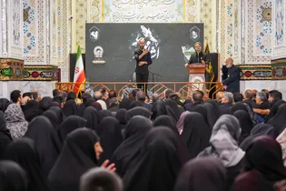 مراسم عزاداری ویژه ناشنوایان در حرم مطهر رضوی