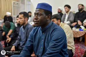 دیدار طلاب مدرسه تابستانی دارالعلم با آیت&zwnj;الله اشرفی شاهرودی