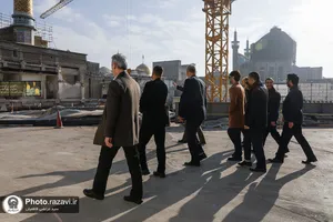 بازدید مسئولین حراست از پروژه های عمرانی