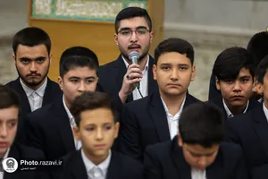 کرسی تلاوت رضوی در جوار عترت