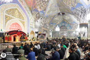 عزاداری هیئات مذهبی سراسر کشور در حرم مطهر رضوی