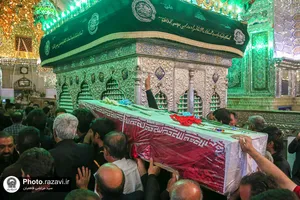 مراسم تشییع پیکر شهدای حادثه تروریستی حرم احمد بن موسی شیراز
