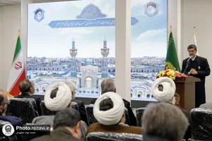 افتتاح پروژه ساماندهی نمای میدان قبله حرم مطهر رضوی-1