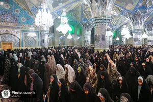 اقامه نماز عید فطر در حرم مطهر رضوی-3