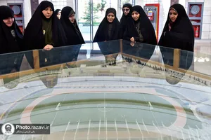 بازدید خدام حرم مطهر رضوی از باغ اردوگاه خاتون و موسسه تربیت بدنی