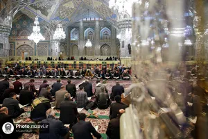 ترتیل خوانی قرآن کریم در حرم مطهر رضوی