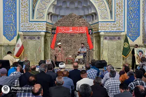 مراسم بزرگداشت شهید حجت&zwnj;الاسلام سیدحسن نصرالله در حرم مطهر رضوی