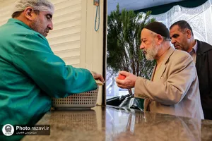 پذیرایی خادمیاران استان آذربایجان غربی از زائرین حرم مطهر رضوی