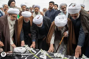تشییع پیکر حجت&zwnj;الاسلام والمسلمین محمدباقر واعظی نژاد