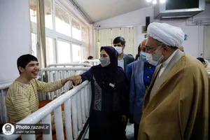 بازدید تولیت آستان قدس رضوی از موسسه توانبخشی همدم