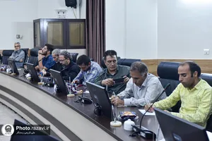 نشست خبری چهارمین اعتکاف علمی طلاب در حرم مطهر رضوی