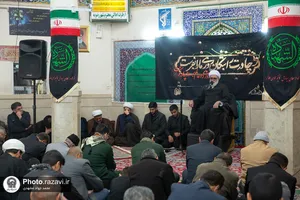 حضور تولیت آستان قدس رضوی در جمع عزاداران فاطمی بخش رضویه مشهد