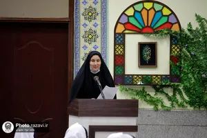 حضور تولیت آستان قدس رضوی در جمع دانش آموزان دبیرستان دخترانه امام رضا(علیه&zwnj;السلام)