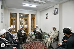 بازدید تولیت آستان قدس رضوی از امتحانات شفاهی دروس خارج فقه حوزه علمیه خراسان
