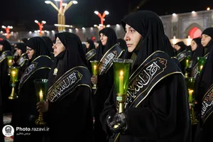 آئین خطبه&zwnj;خوانی شب عاشورا در حرم مطهر رضوی-2