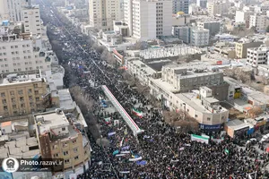 راهپیمایی پرشکوه 22 بهمن در مشهد