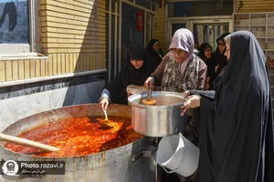 خانه به خانه پای سفره امام