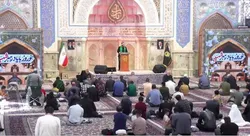آیین سوگواری هشتم شوال با حضور زائران در حرم مطهر رضوی برگزار شد