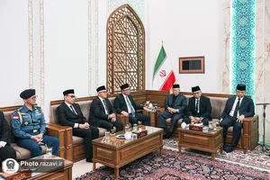 دیدار هیئت بلندپایه کشور اندونزی با تولیت آستان قدس رضوی