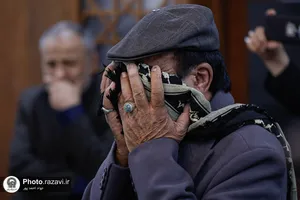 وداع با پیکر فرمانده قرارگاه عملیاتی سجاد سراوان در حرم مطهر رضوی