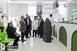 بازدید معاون طرح و برنامه آستان قدس رضوی از دارالشفاء امام