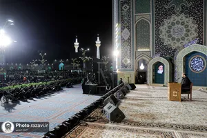 مراسم احیا شب نوزدهم ماه مبارک رمضان در حرم مطهر رضوی - 1