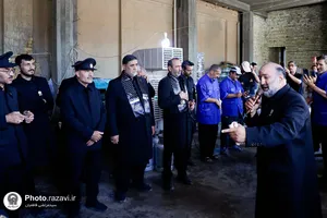 تشرف کاروان سفیران امام رئوف به حرم امامزاده سید محمد
