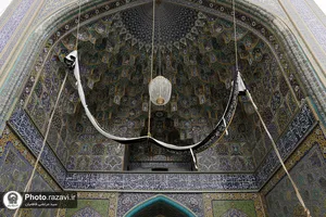 سیاه&zwnj;پوشی حرم مطهر رضوی در آستانه ماه محرم
