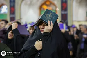 مراسم احیا شب بیست و سوم ماه مبارک رمضان در حرم مطهر رضوی - 2