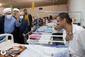 حضور تولیت آستان قدس رضوی در آسایشگاه شهید فیاض بخش مشهد