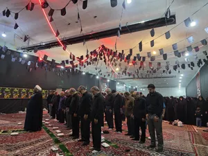 برگزاری مراسم عزاداری دهه اول محرم در حسینیه اعظم هلال رضوی ارومیه/ گزارش تصویری