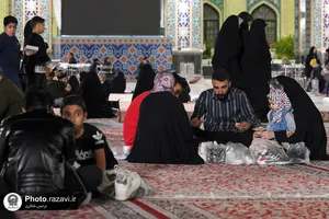 افطار خانوادگی در حریم بهشت