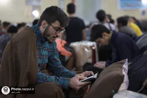 اعتکاف دانش&zwnj;آموزان پسر مدارس امام رضا(علیه&zwnj;السلام)