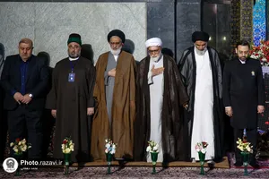 آیین خطبه&zwnj;خوانی شب میلاد امام رضا(علیه&zwnj;السلام) در حرم مطهر رضوی - 2