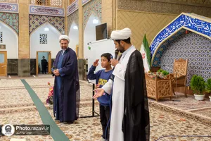 نشست قرآنی ویژه کودکان ناشنوا در حرم مطهر رضوی