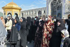 تشرف کاروان زیارت اولی بیماران خاص استان کرمان به حرم مطهر رضوی